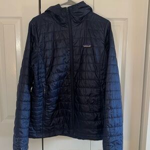 Nano Puff Insulated Hoodie - Women's Navy Size Large